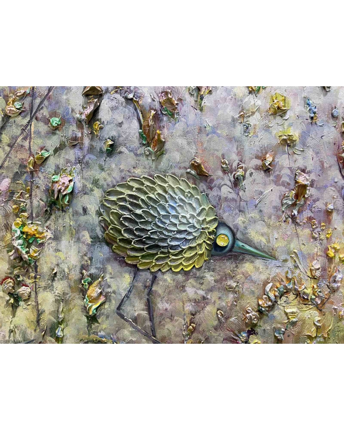 Картина Лілії Степанової "Мій улюблений дивний птах"