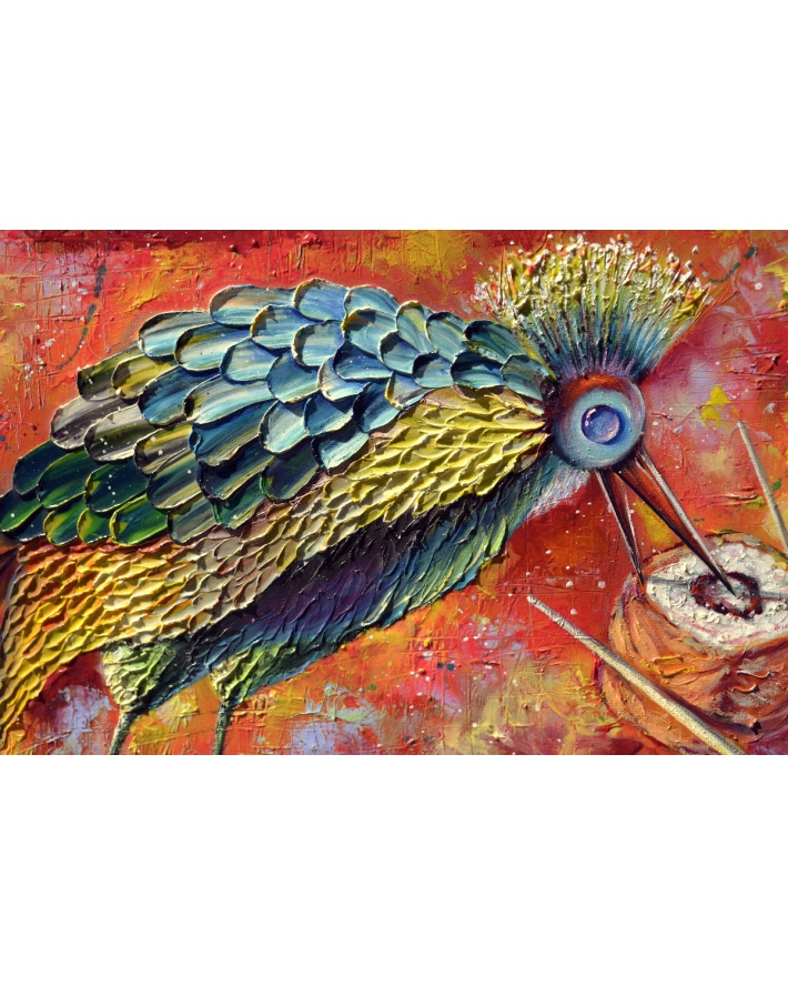 Картина Лілії Степанової "Суші та дивні птахи"